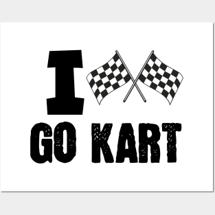 I love/win go kart Posters and Art